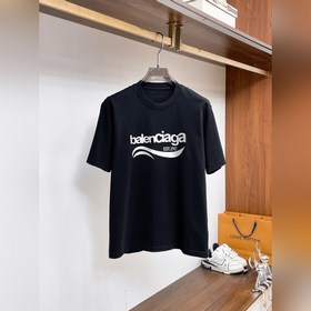 巴黎世家 頂級貨品高克重 2026夏季新品首發專櫃最新款短袖圓領T恤 高端訂制