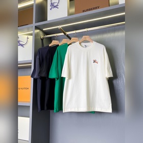 戰馬刺繡棉質T恤衫[Burberry 巴寶莉  王牌尖貨，鎮店之寶][現貨秒