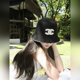 香奈兒CHANEL 針織盆帽，漁夫帽高密度制作，一頂超級有品位的針織帽了~出街首