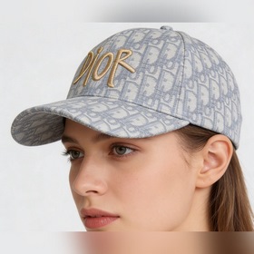 Dior 金線刺繡棒球帽 專櫃同步款！Dior Oblique滿印老花+金線刺繡
