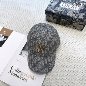 Dior(迪奧)新款原單刺繡棒球帽， 複古韻味十足，專櫃熱門新款，1：1開模訂制