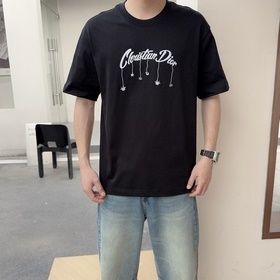 迪奧 2026 春夏新款-微闊版 面料：純棉 顔色：黑色 白色 綠色 尺碼：M-