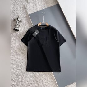 芬迪Fendi26春夏新品專櫃首發最新款短袖圓領T恤 高端訂制 設計前衛時尚！品
