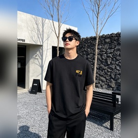 芬迪 獨家專供新款原單男士休閑短袖 高端定制 高版本 時尚百搭爆款  進口面料