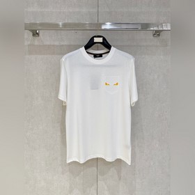 芬迪FENDI 25SS春夏新款首發專櫃最新款短袖圓領T恤 高端訂制 設計前衛時