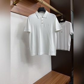 芬迪 2026新款男士高端簡約翻領衫針織短袖T恤Polo衫，香港洋行渠道貨，純正