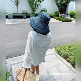 Gucci古奇新款大帽檐遮陽漁夫帽，時尚百搭