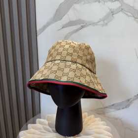 GUCCI古奇漁夫帽 官網新品Gucci漁夫帽火爆來襲 工藝非常精美 高檔大氣上
