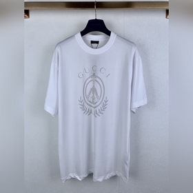 GUCCI，古馳 logo飾印花針織棉短袖T恤 深入探索品牌的典藏元素，将不同世