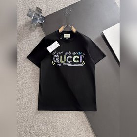 Gucci 高端定制 2026春夏新款首發專櫃最新款短袖圓領T恤 高端訂制 設