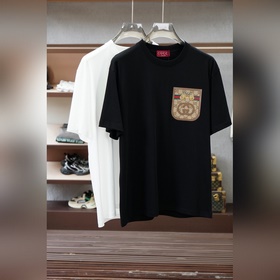 Gucci古奇- 春夏新款，專櫃1.1頂級打造，定制皮馬棉，高克重的同時帶來親膚