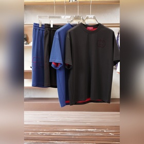 Gucci古奇， 時尚薄款 休閑短褲套裝 采用客供高密度純棉材質面料，軟糯親膚