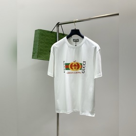 Gucci 古馳 2026夏季最新款，專櫃同步有售，原單狠貨，時尚休閑圓領短袖T