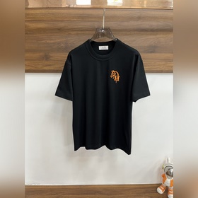 Hermes 獨家專供春季新款 愛馬仕時尚休閑圓領短袖，高密度280克純棉面料