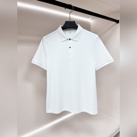 Hermes 春季新款短袖 愛馬仕純棉翻領短袖T恤，商務時尚純棉T恤，胸前log