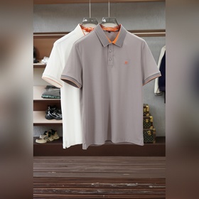 愛馬仕，Hermes_ 2026ss新品上線 經典煥新高端珠地Polo衫 面料黑