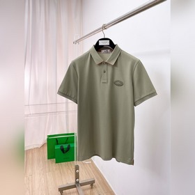 Hermès 愛馬仕高級男士商務休閑珠地棉翻領POLO衫，貿易公司渠道貨，源自