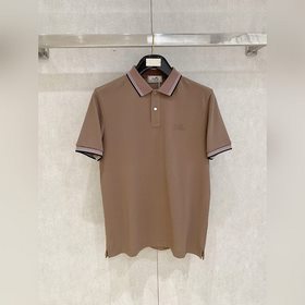 Hermes愛馬仕家族高級男士商務休閑珠地棉翻領POLO衫，貿易公司渠道貨，源自