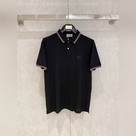 Hermes愛馬仕家族高級男士商務休閑珠地棉翻領POLO衫，貿易公司渠道貨，源自