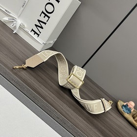 Anagram 提花雙面刺繡肩帶 現貨 杏色 新品 肩帶長度：1050-40m