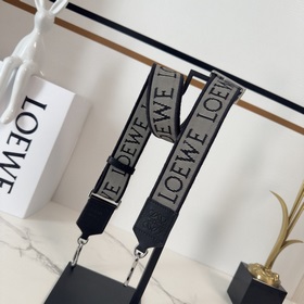 Anagram 提花雙面刺繡肩帶 現貨 黑，黑銀 肩帶長度：1050-40mm
