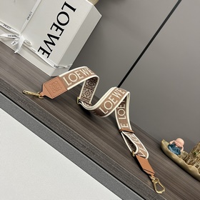 Anagram 提花雙面刺繡肩帶 現貨 新品 (棕配棕) 肩帶長度：1050-