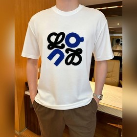 羅意威 Loewe VIP高級定制！ 2026春夏季新款短袖。這款T恤是夏季男裝