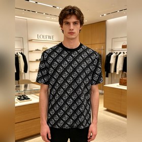 羅意威 Loewe VIP高級定制！ 2026春夏季新款短袖。這款T恤是夏季男裝