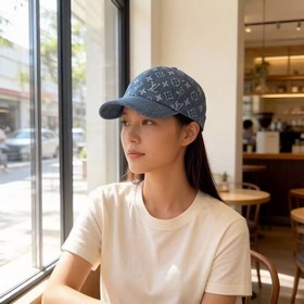 Lv路易斯新款遮陽鴨舌帽，男女通用