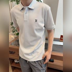 V經典标珠地棉基礎款POLO 輕奢男士通勤剛需神衫 甄選100%高支珠地網眼