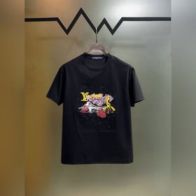 lv 頂級貨品 2026春夏新款首發專櫃最新款短袖圓領T恤 高端訂制 設計前衛時