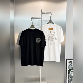 驢牌*路易威登新款潮牌原單T恤.男女同款 采用純棉面料，柔軟透氣，夏天穿超舒服！