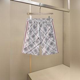miumiu 2026夏季新款原單專櫃休閑短褲，奢華經典品牌原版LOGO配飾 專
