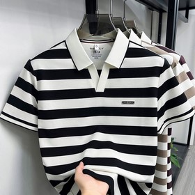 缪缪MIUMIU 26年春夏高品質莫代爾男士翻領POLO衫短袖，(高品質長絨棉色