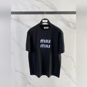 miumiu 高端定制 2026春夏獨家專供新款原單男士休閑微闊版短袖T恤 高
