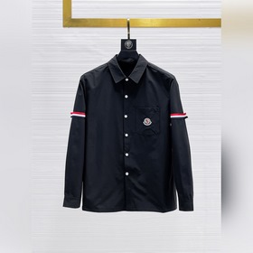 Moncler 蒙口   2026ss新款男士長袖襯衫，數碼印花定位，高端版
