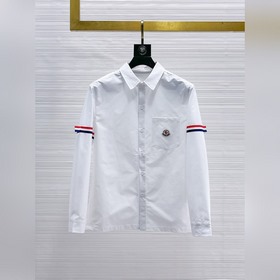 Moncler 蒙口   2026ss新款男士長袖襯衫，數碼印花定位，高端版