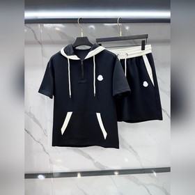蒙口 2026春夏最新款，男女同款，經典設計短袖T恤短褲套裝，微擴版型，定制空氣