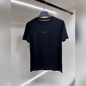 Moncler 春季新款短袖 蒙口純棉圓領短袖T恤，商務時尚純棉T恤，字母log