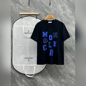 Moncler 蒙口 男士高端時裝款圓領短袖T恤，貿易公司渠道貨，純正血統品質，