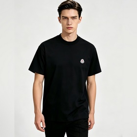 Moncler 2026ss秋季新款發布 蒙口圓領短袖T恤，高端新款短袖，字母