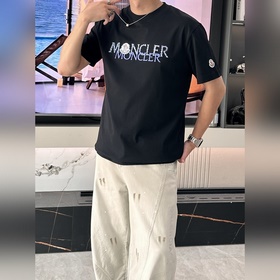 蒙口 2026春夏新款首發專櫃最新款短袖圓領T恤 高端訂制 設計前衛時尚！品牌l