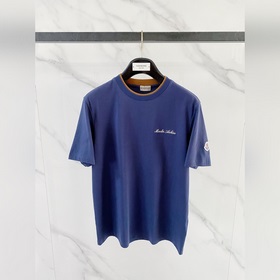 Moncler蒙口、2026新品短袖T恤，帥氣時尚，胸前頂級印膠圖案字母logo