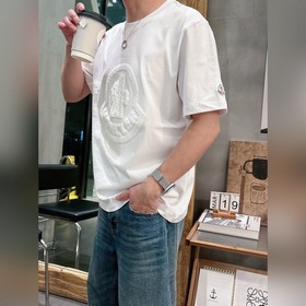 蒙口 2026春夏新款首發專櫃最新款短袖圓領T恤 高端訂制 設計前衛時尚！品牌l
