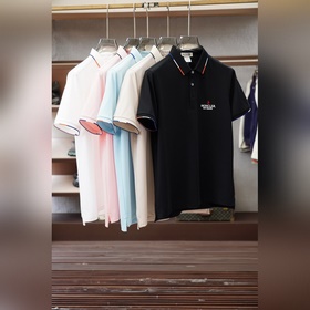 蒙口，M家族(Moncler)高端時尚商務男士短袖POLO衫，26年夏季新品，時