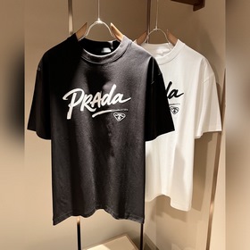 Prada 普拉達2026春夏新款男女同款 短袖T恤，最新款全網獨家首上！！~既