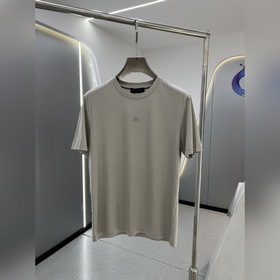 Loro Piana 2026春夏最新菱形字母繡标男士圓領T恤衫，精選全進口客供