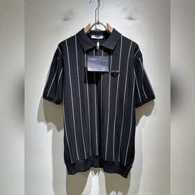 Prada 普拉達2026春夏新款男士翻領短袖針織短袖T恤，最新款全網獨家首上！