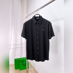 PRADA 普拉達 2026ss春夏時尚大爆款短袖襯衫，貿易公司渠道貨，品相完美