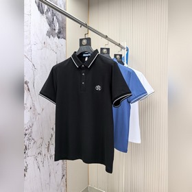 Prada 普拉達  三标齊全2026春夏新款原單男士翻領Polo衫短袖T恤